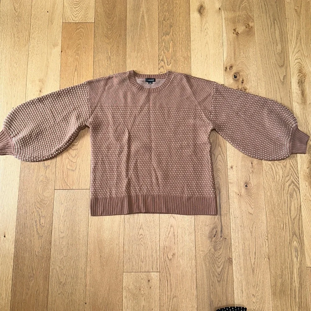 The Luxe Cashmere Blend Mix Stitch Sweater - Picture 3 of 5